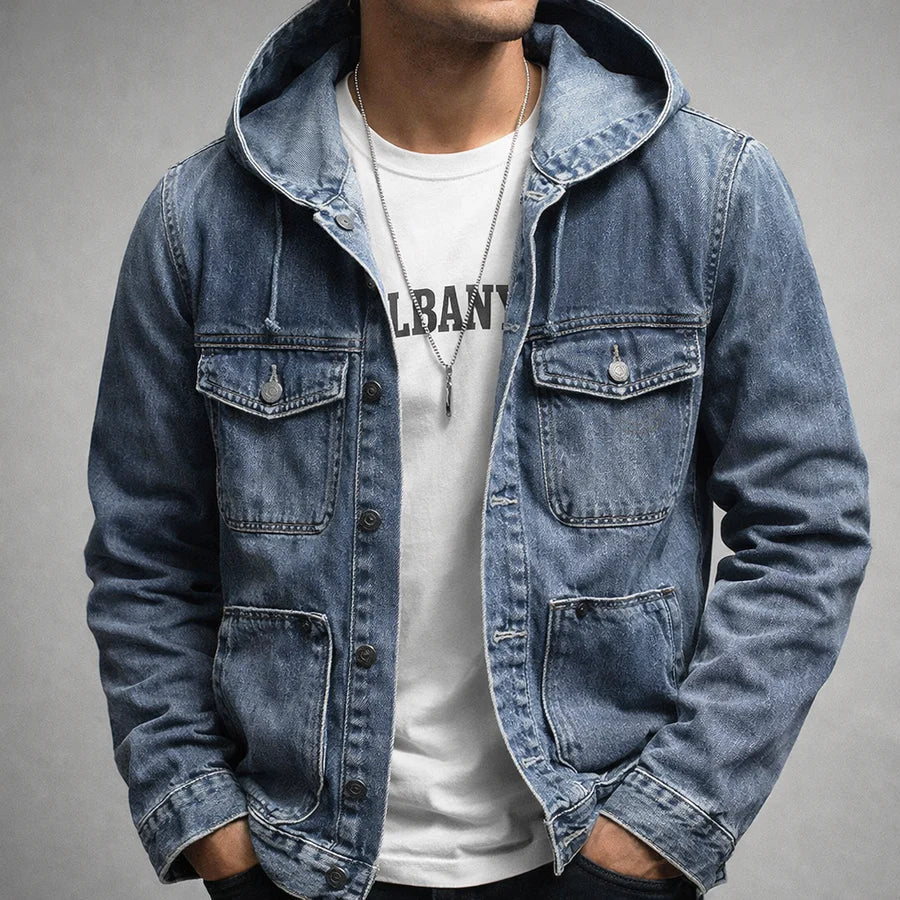Riley Tanner Denim Hoodie