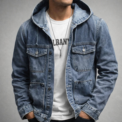 Riley Tanner Denim Hoodie