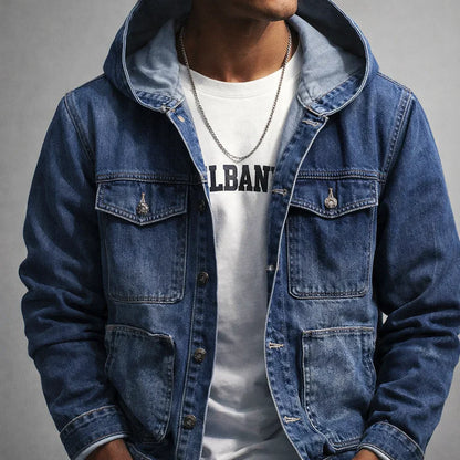 Riley Tanner Denim Hoodie