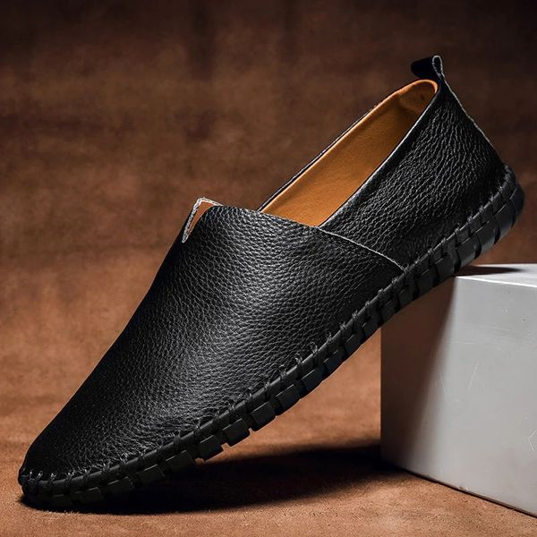MARINO LEATHER LOAFERS