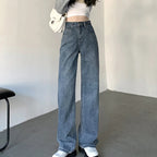 HIGH-WAIST BAGGY JEANS