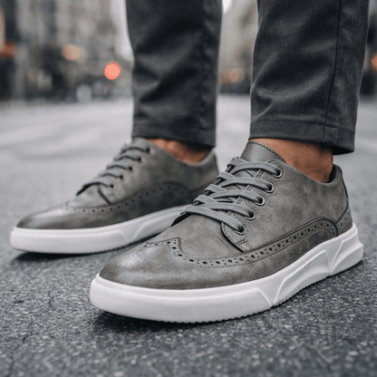 HARRIS BLAIN LEATHER TRAINERS