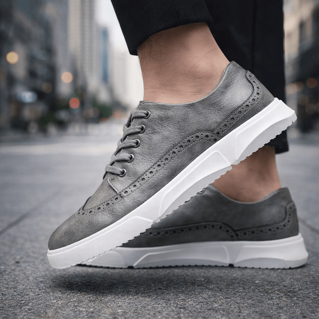 HARRIS BLAIN LEATHER TRAINERS