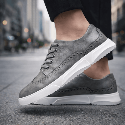 HARRIS BLAIN LEATHER TRAINERS