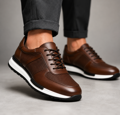 BRADLEY MILES LEATHER SNEAKERS