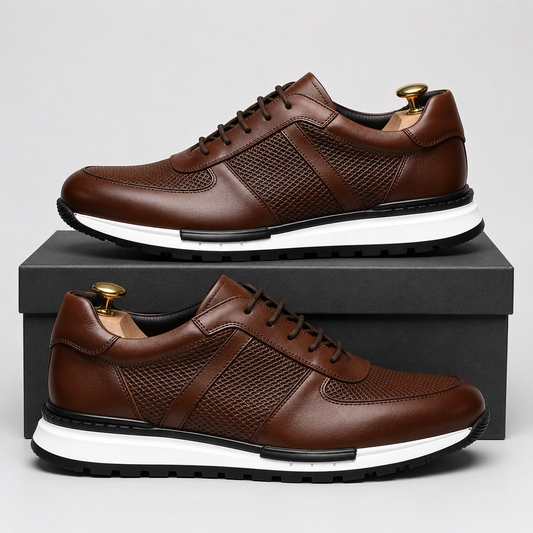 BRADLEY MILES LEATHER SNEAKERS