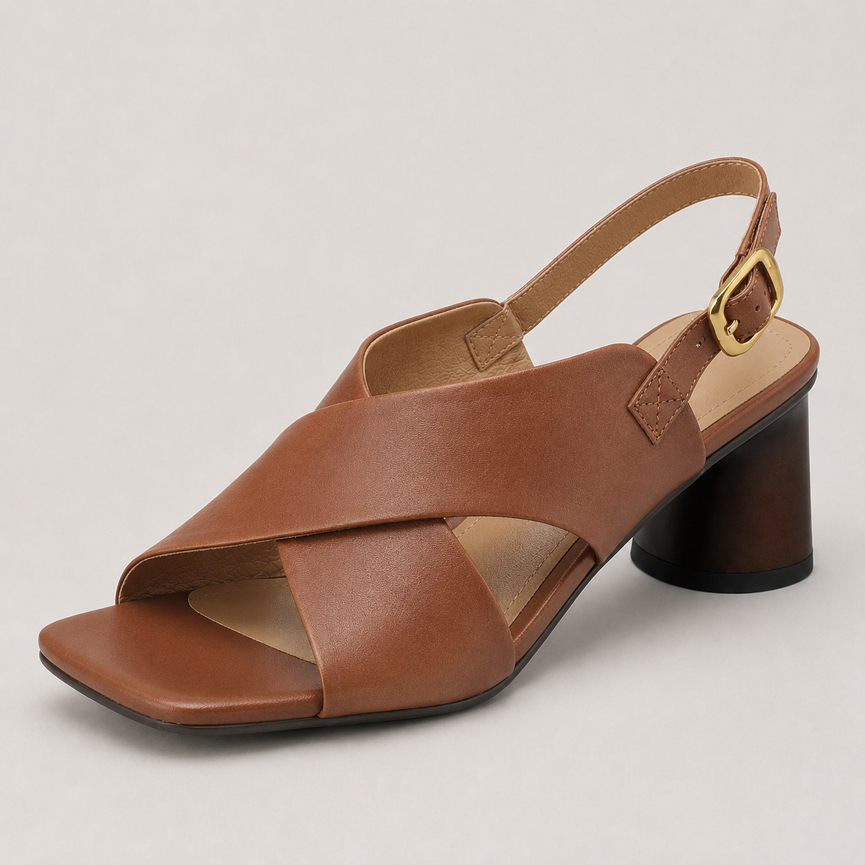 Candice Cross-Strap Sandals