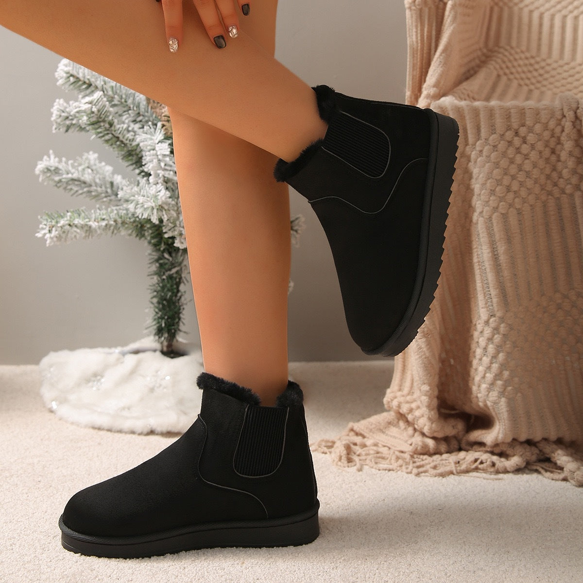 ELENA FLEECE LINED WINTER BOOTS