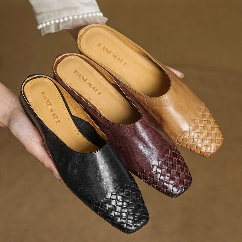 VALENTINA GENUINE LEATHER MULES