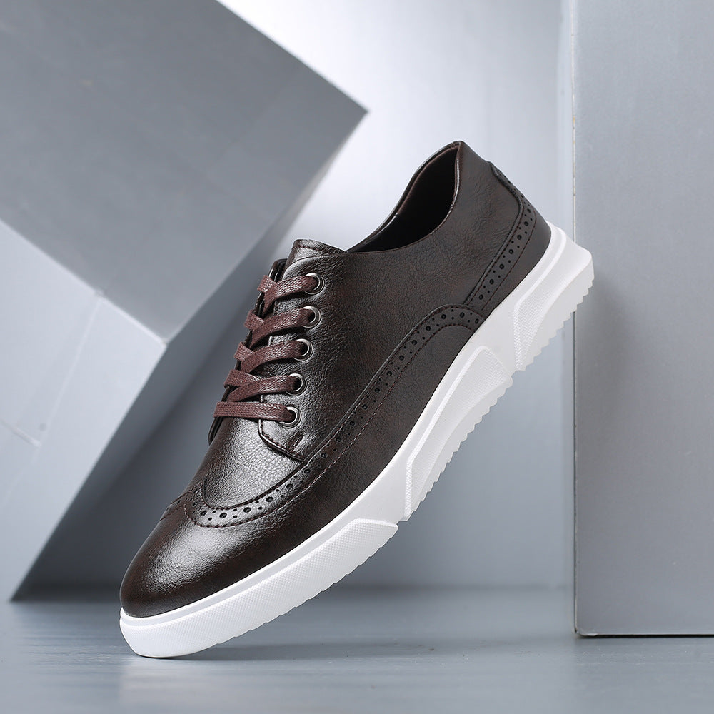 HARRIS BLAIN LEATHER TRAINERS