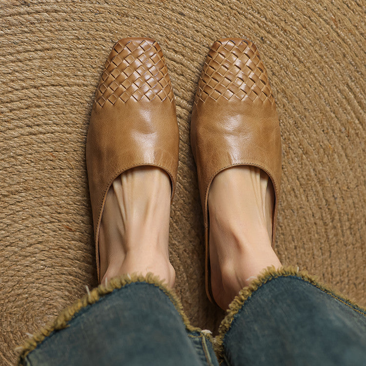 VALENTINA GENUINE LEATHER MULES