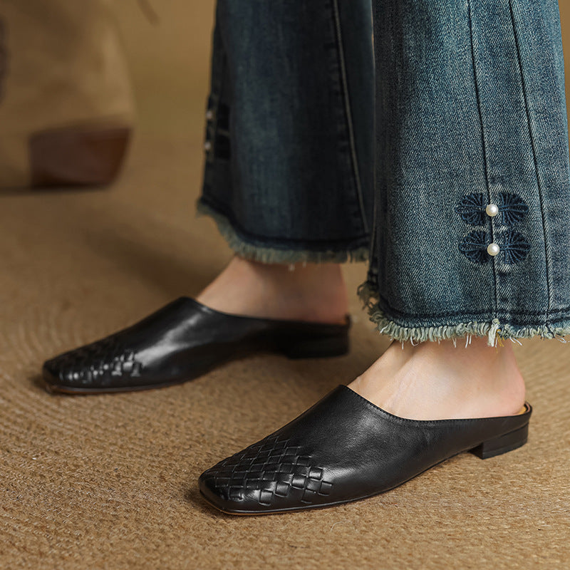 VALENTINA GENUINE LEATHER MULES