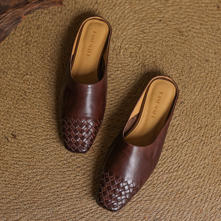 VALENTINA GENUINE LEATHER MULES