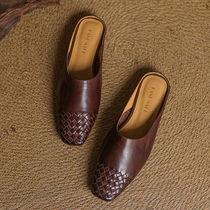VALENTINA GENUINE LEATHER MULES