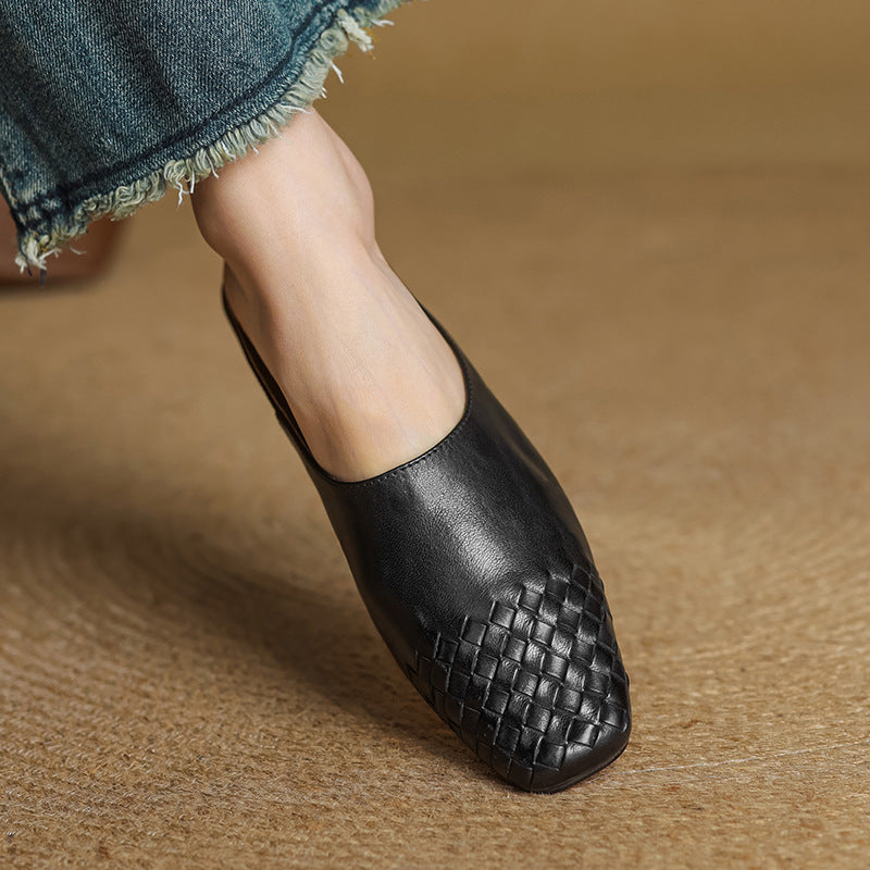 VALENTINA GENUINE LEATHER MULES