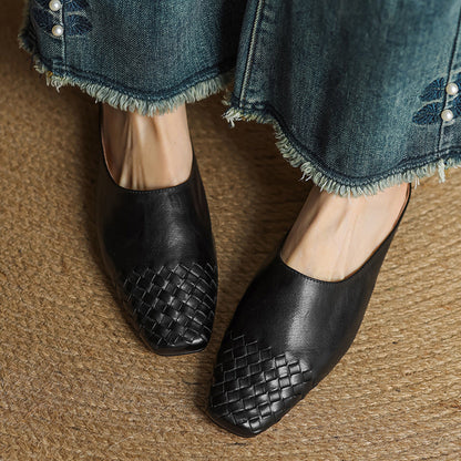 VALENTINA GENUINE LEATHER MULES