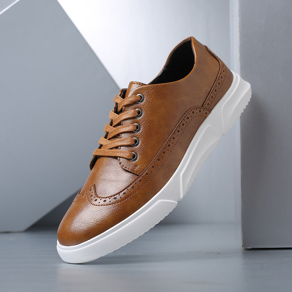 HARRIS BLAIN LEATHER TRAINERS