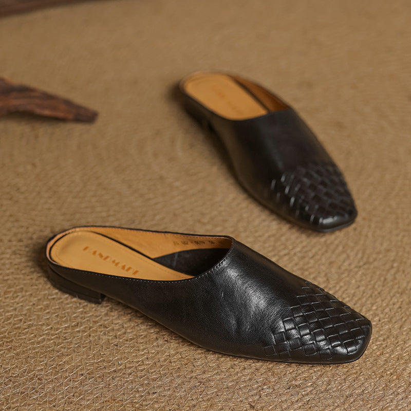 VALENTINA GENUINE LEATHER MULES