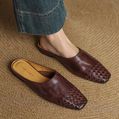 VALENTINA GENUINE LEATHER MULES