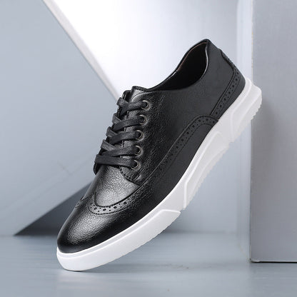 HARRIS BLAIN LEATHER TRAINERS