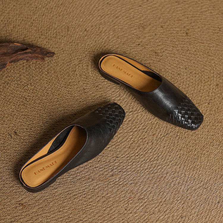 VALENTINA GENUINE LEATHER MULES