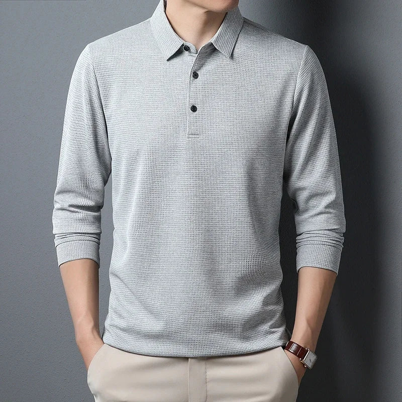 MARCUS LONG SLEEVE POLO