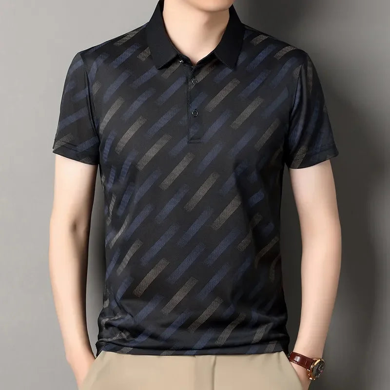 ANTHONY PATTERNED POLO SHIRT