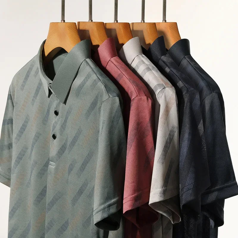 ANTHONY PATTERNED POLO SHIRT