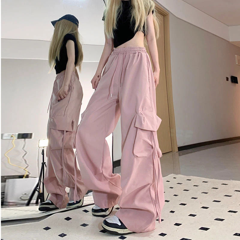 Wide Leg Cargo Pants
