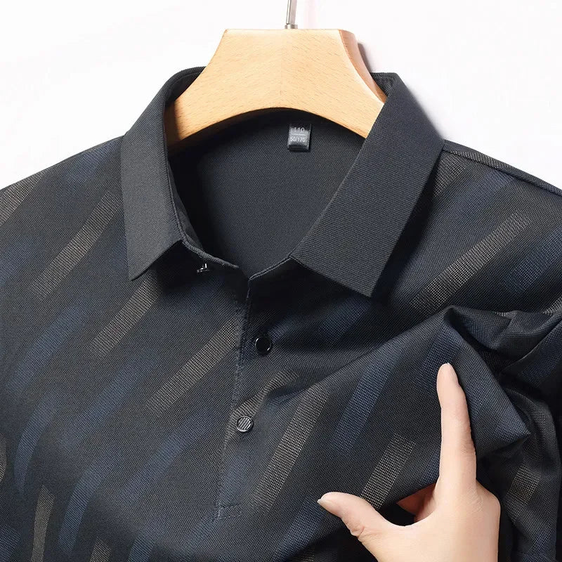 ANTHONY PATTERNED POLO SHIRT