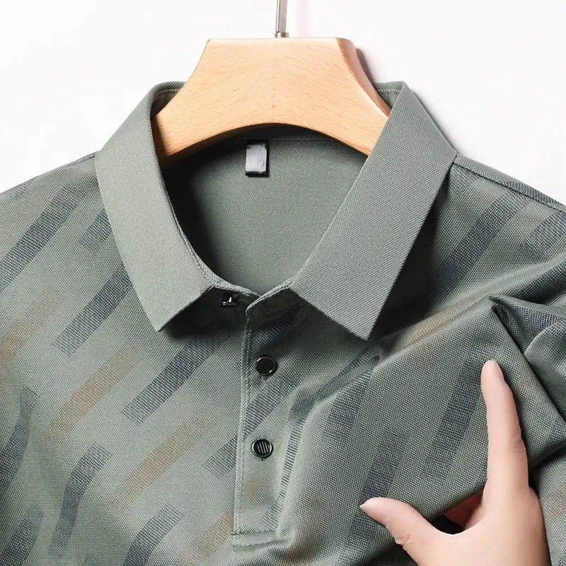 ANTHONY PATTERNED POLO SHIRT