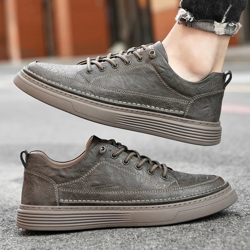 Classic genuine leather sneaker