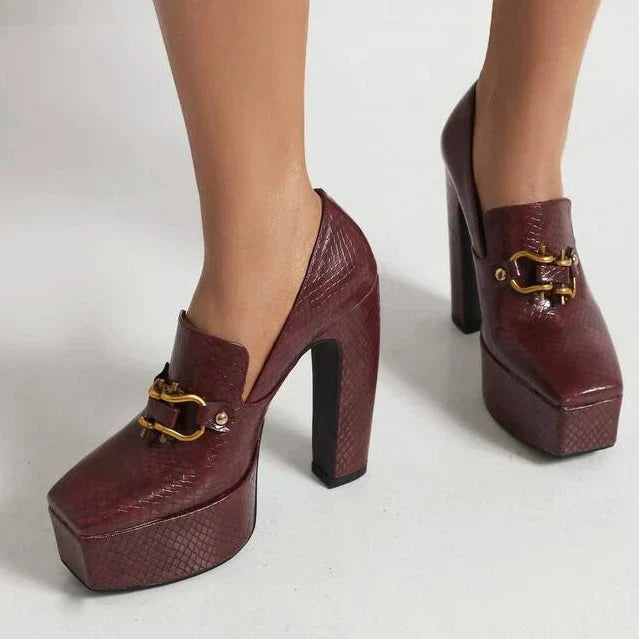 ALINA PLATFORM HEELS