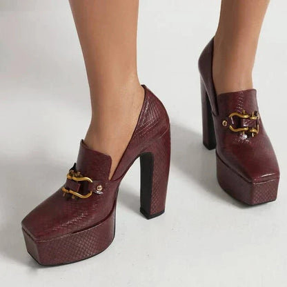 ALINA PLATFORM HEELS
