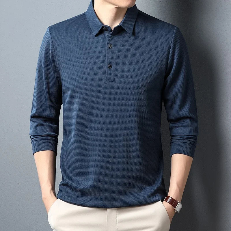 MARCUS LONG SLEEVE POLO
