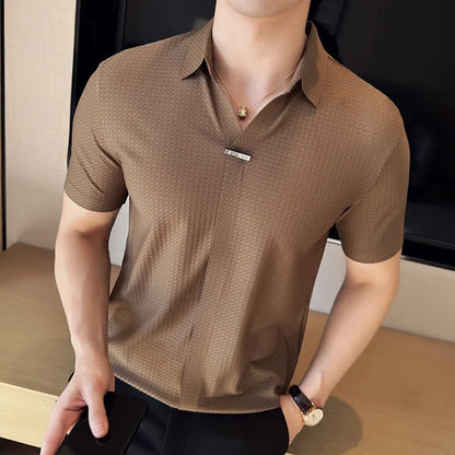 HARRISON TEXTURED POLO SHIRT