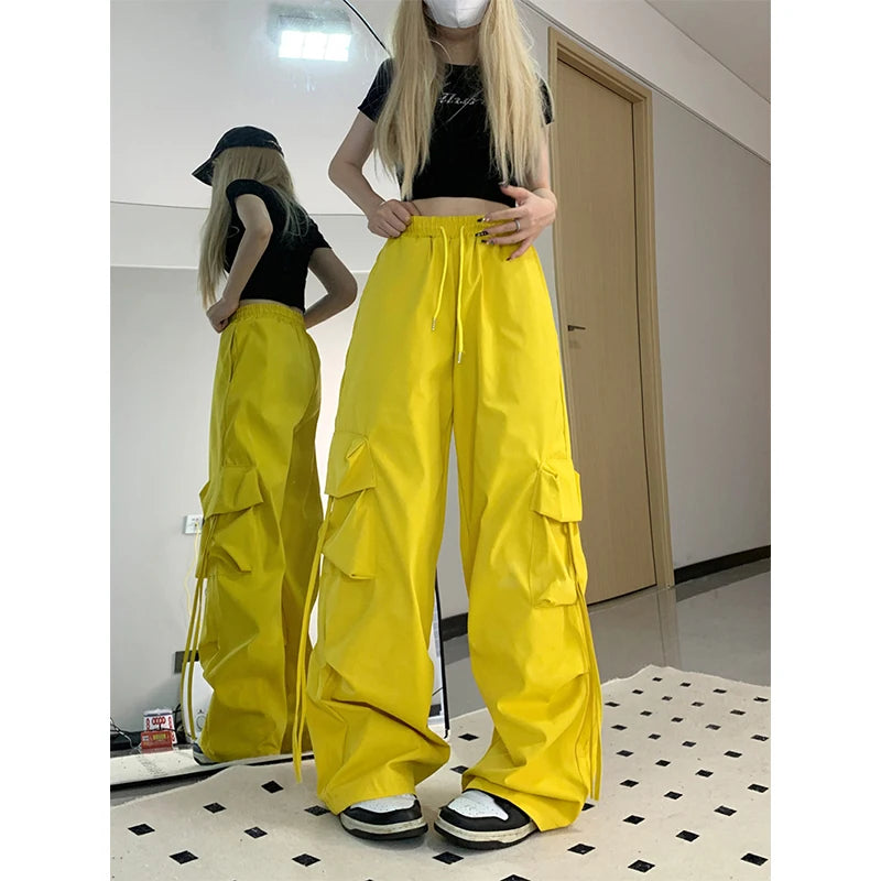 Wide Leg Cargo Pants