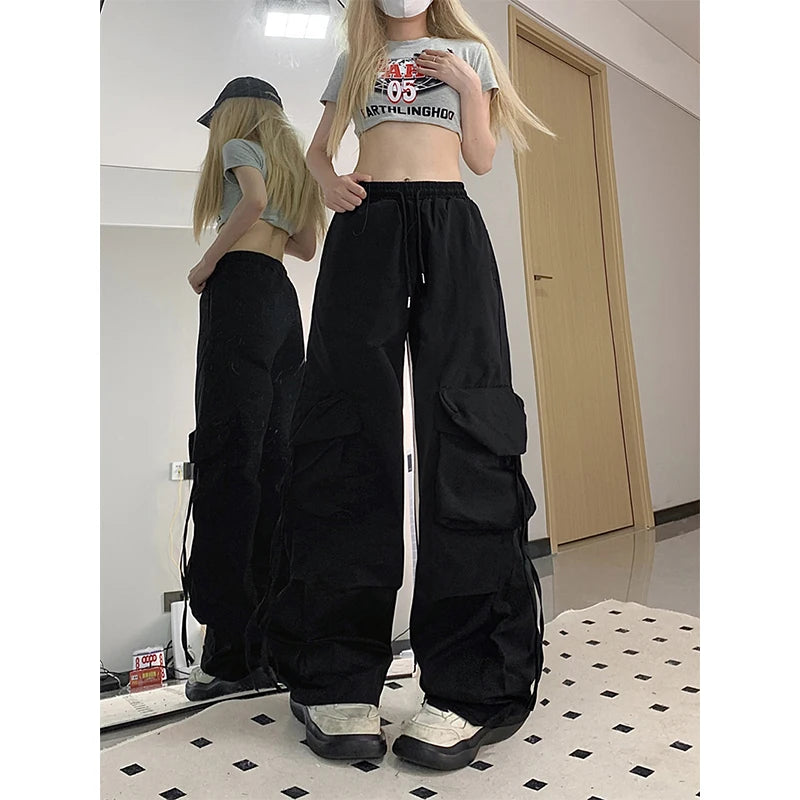 Wide Leg Cargo Pants
