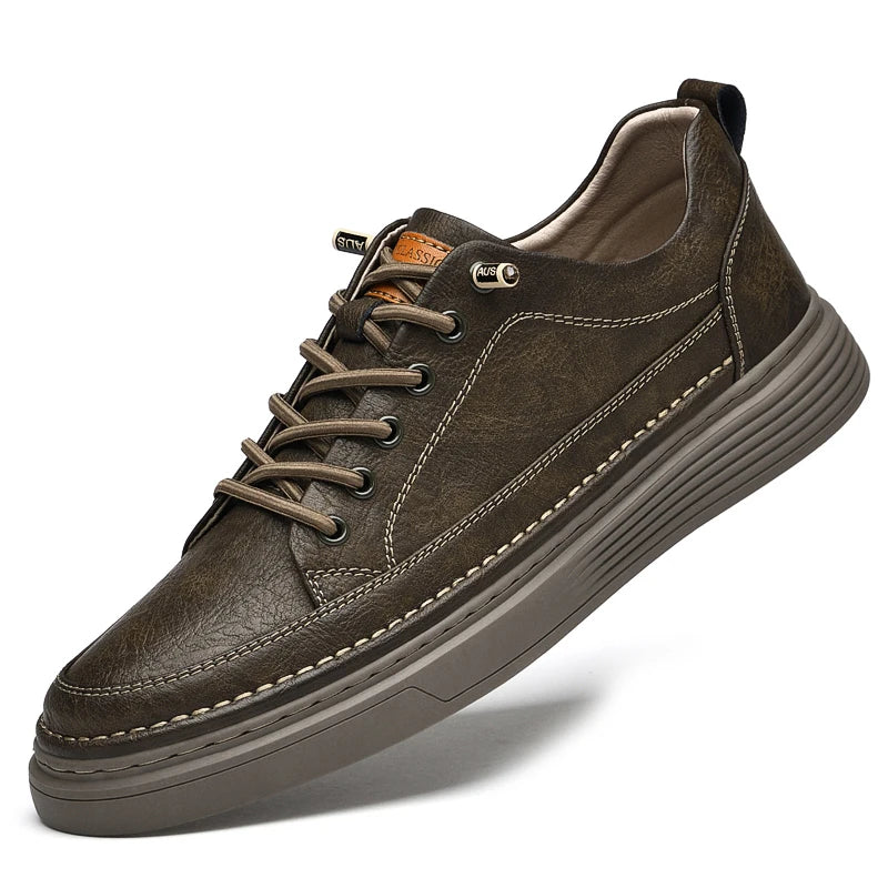 Classic genuine leather sneaker