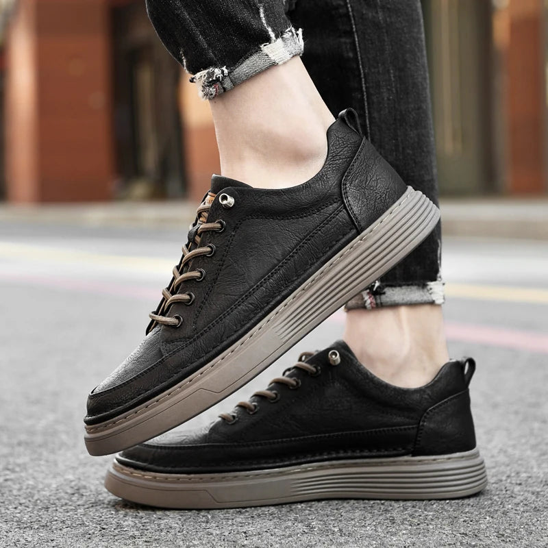 Classic genuine leather sneaker
