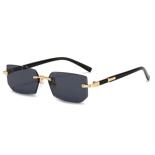 CAMERON RIMLESS RETRO SUNGLASSES