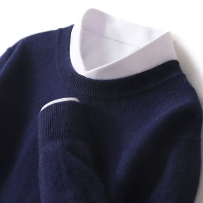 BRODEN CASHMERE PULLOVER SWEATER