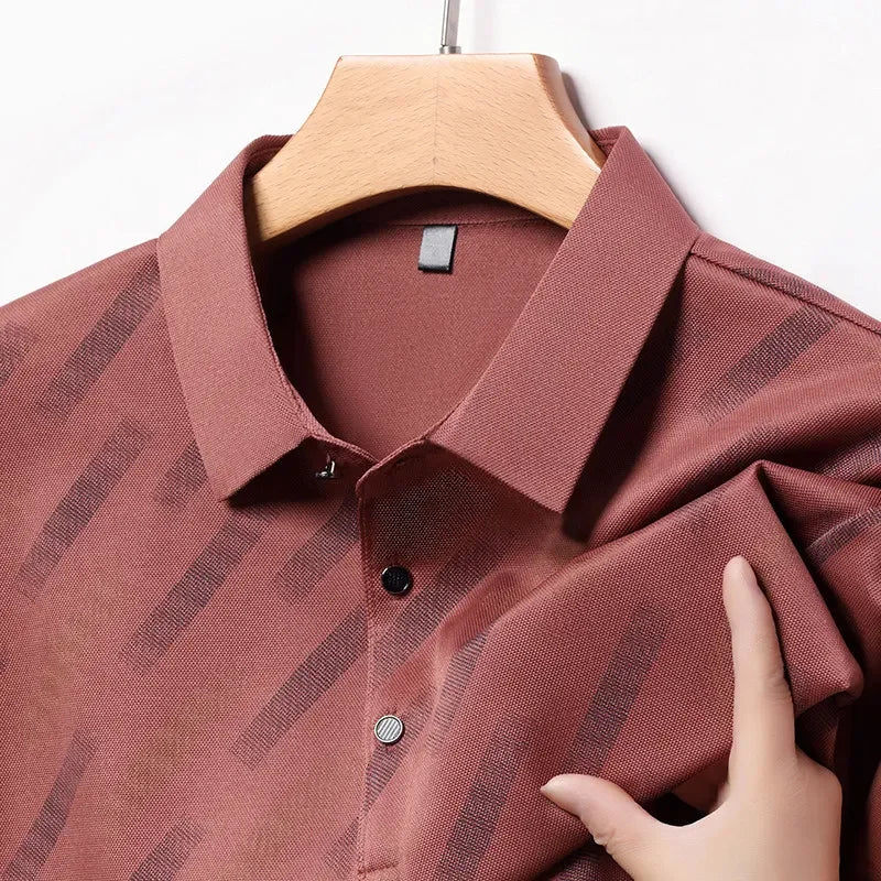 ANTHONY PATTERNED POLO SHIRT