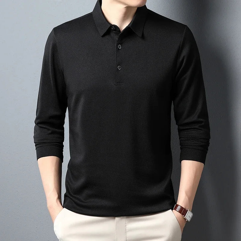 MARCUS LONG SLEEVE POLO