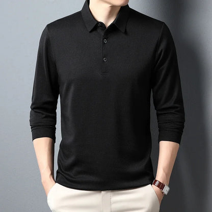 MARCUS LONG SLEEVE POLO