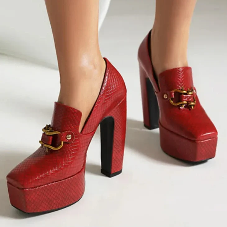 ALINA PLATFORM HEELS