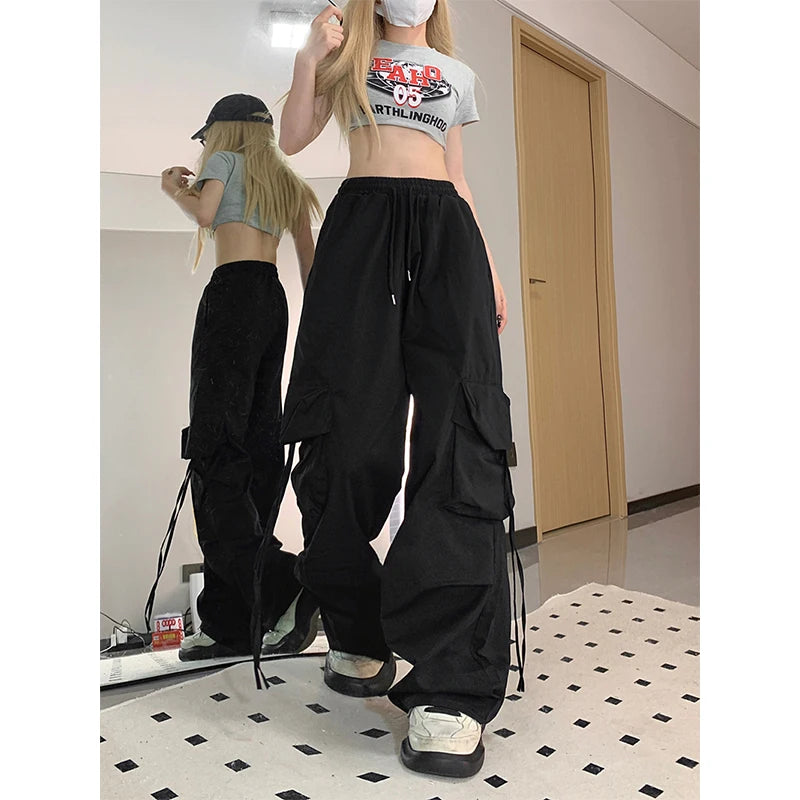 Wide Leg Cargo Pants