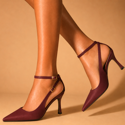 Victoria Strap Stiletto Heels