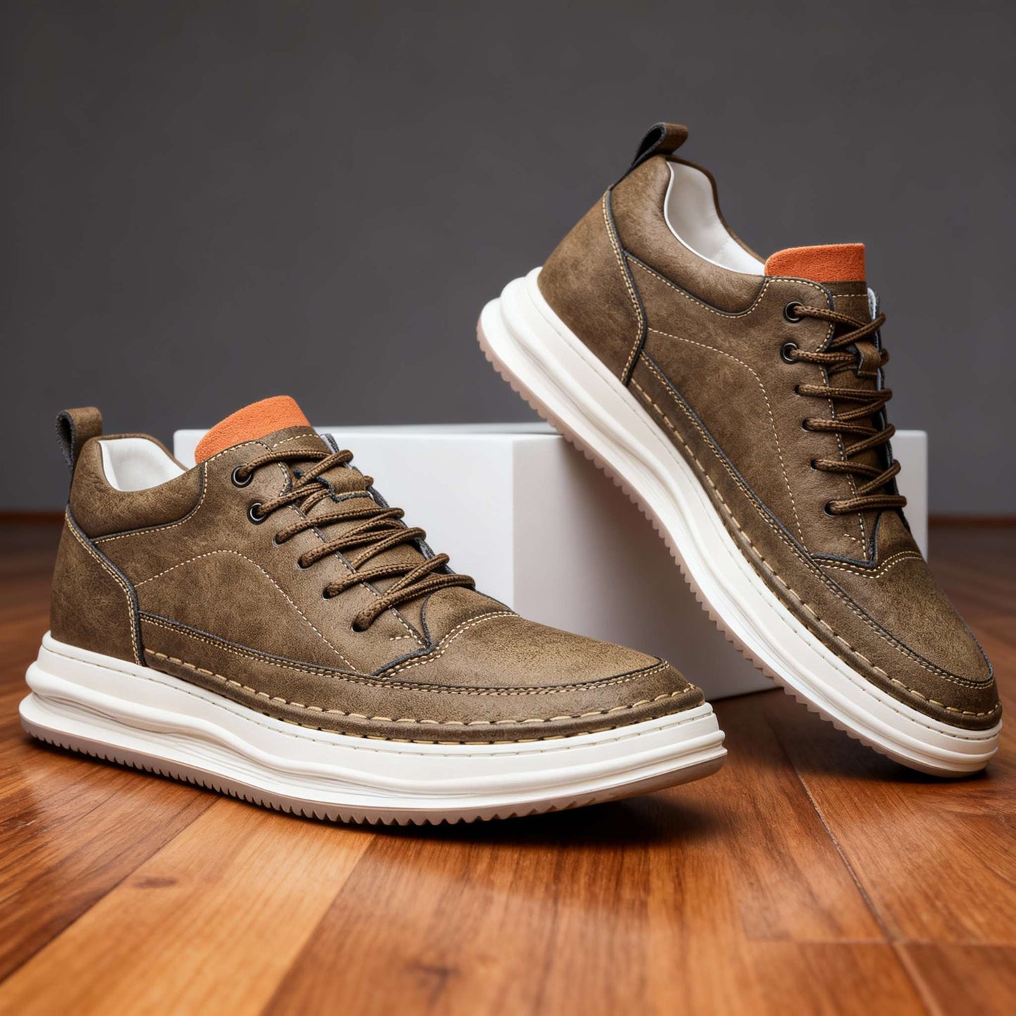 Grayson Robert Leather Sneakers
